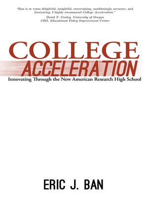 cover image of College Acceleration